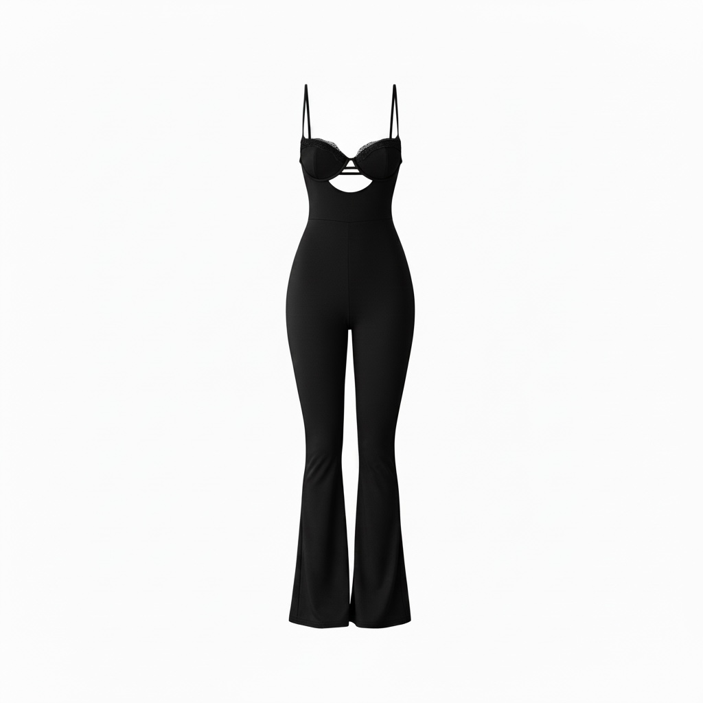 Jumpsuit cut-out