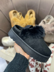 COZY SABOT PLATFORM Black