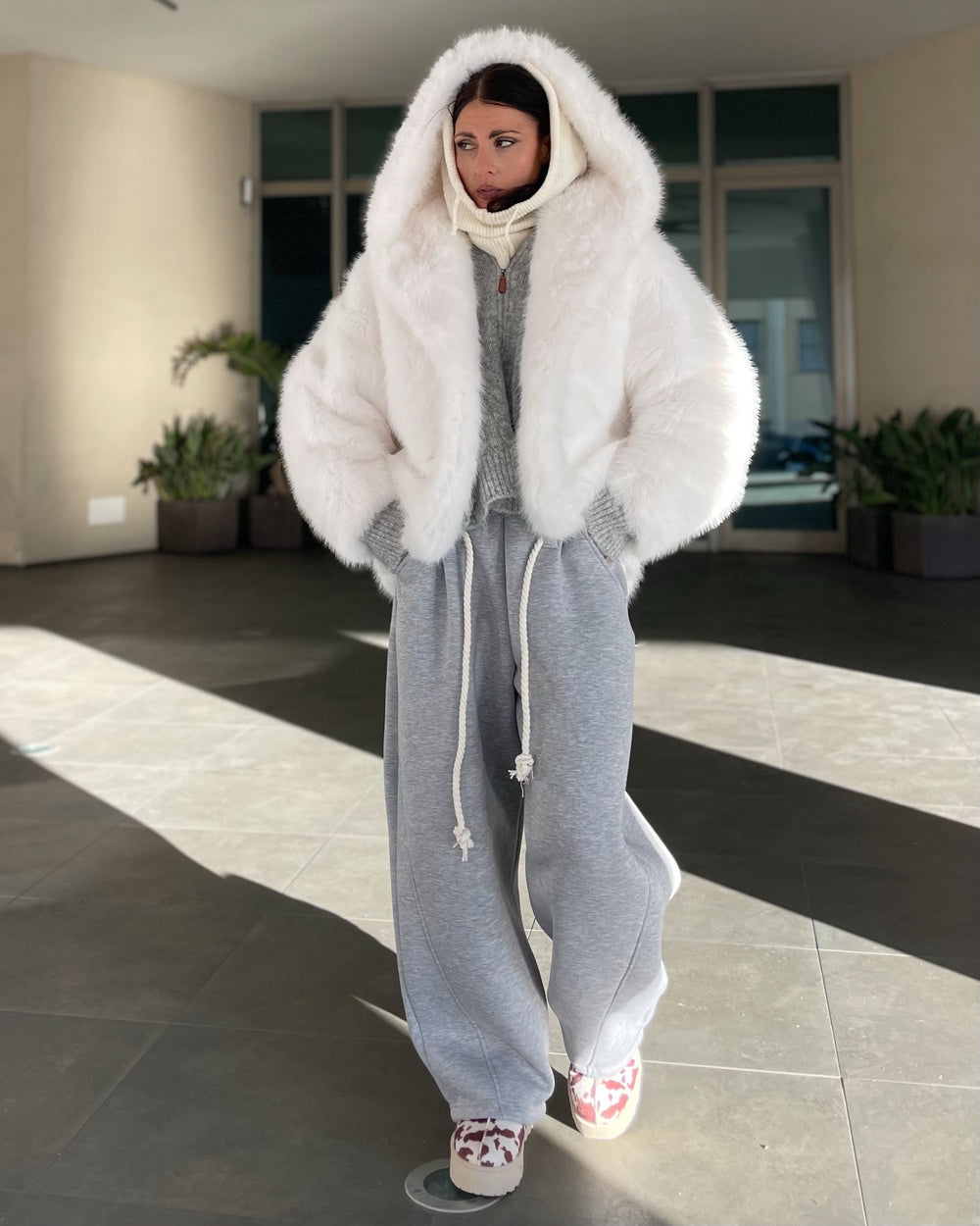 ECOFUR OVERSIZE White