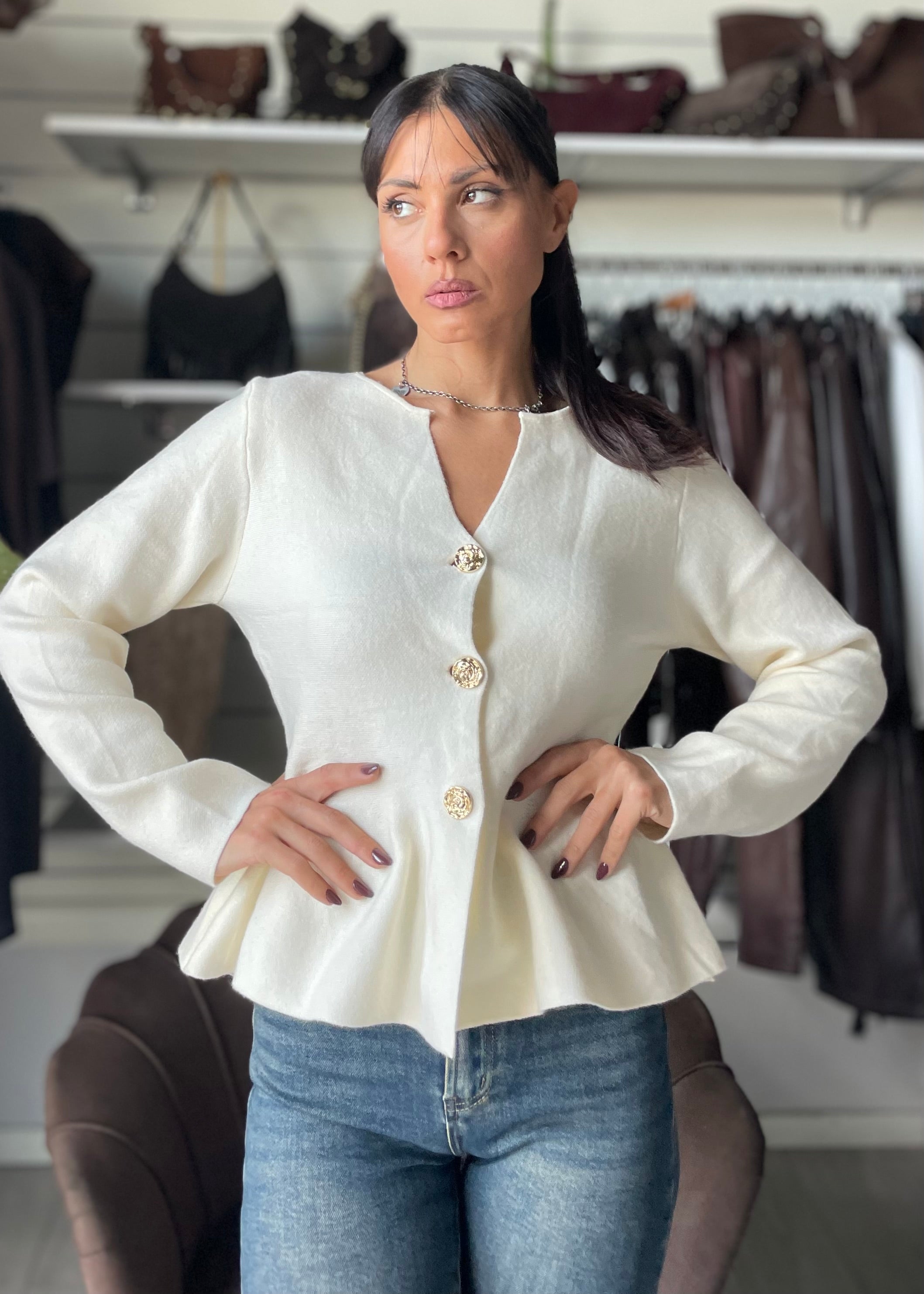 CARDIGAN DOLLY PANNA