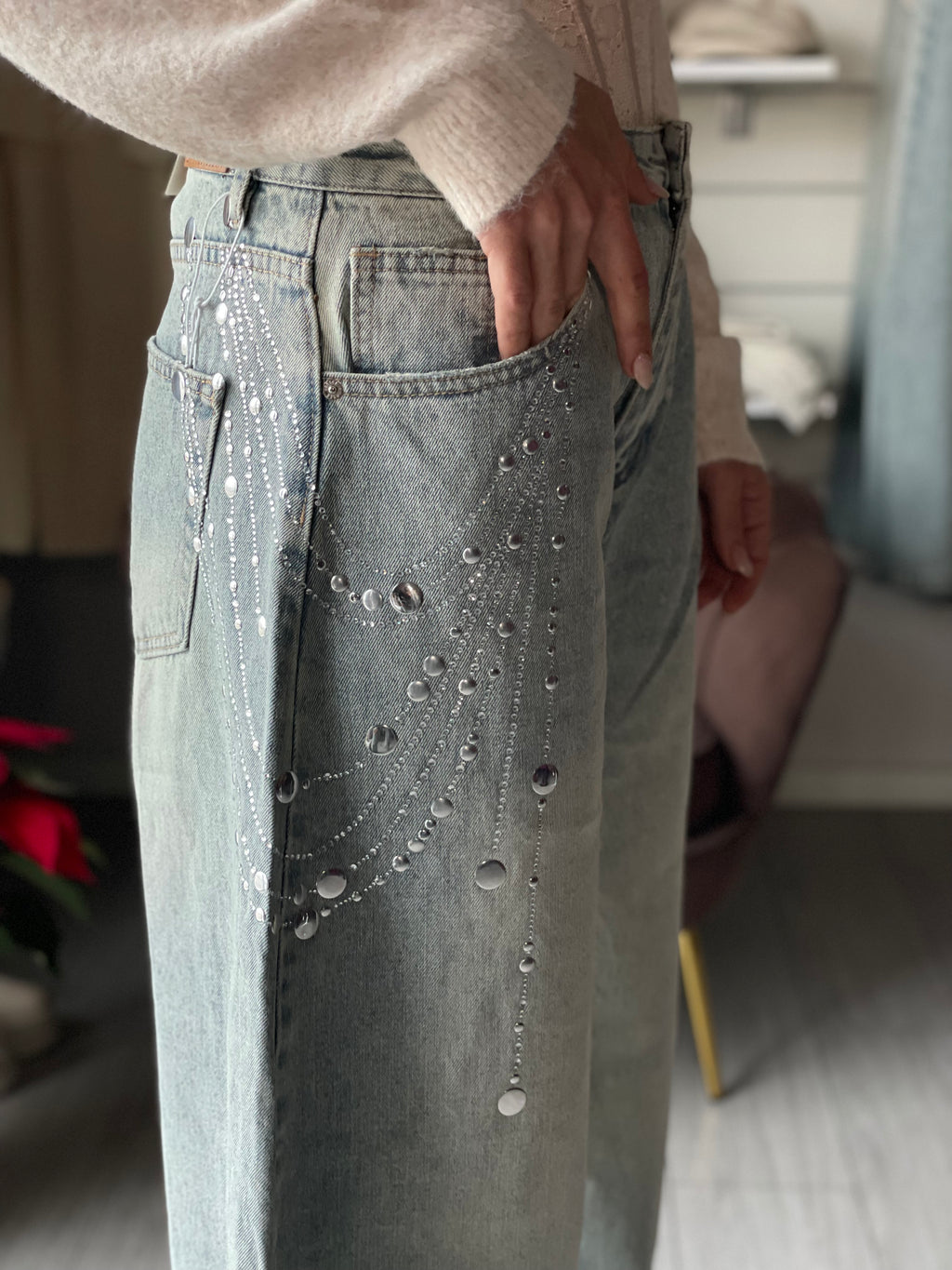 JEANS  RAINDROP SABBIATO