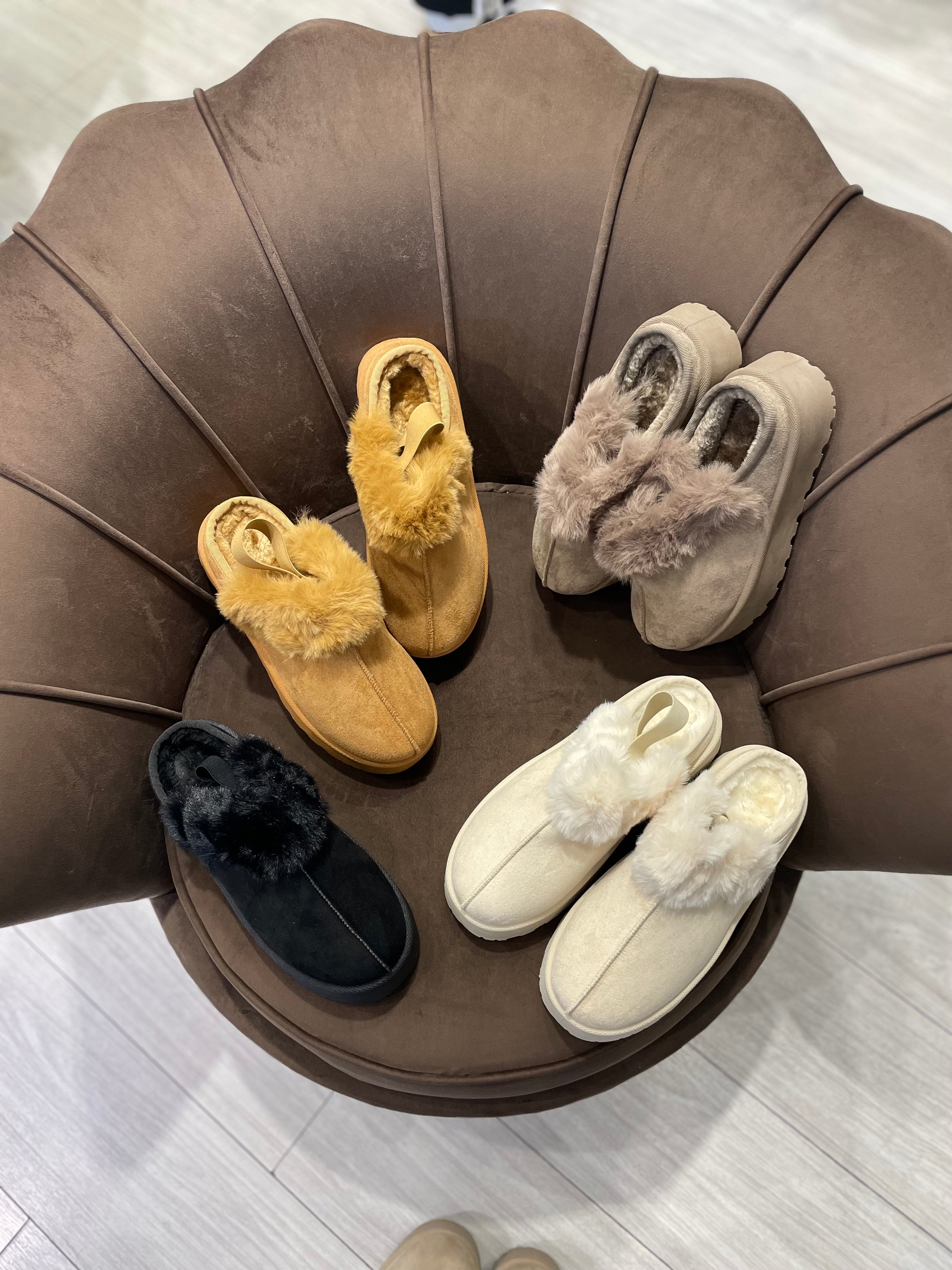 COZY SABOT PLATFORM Black