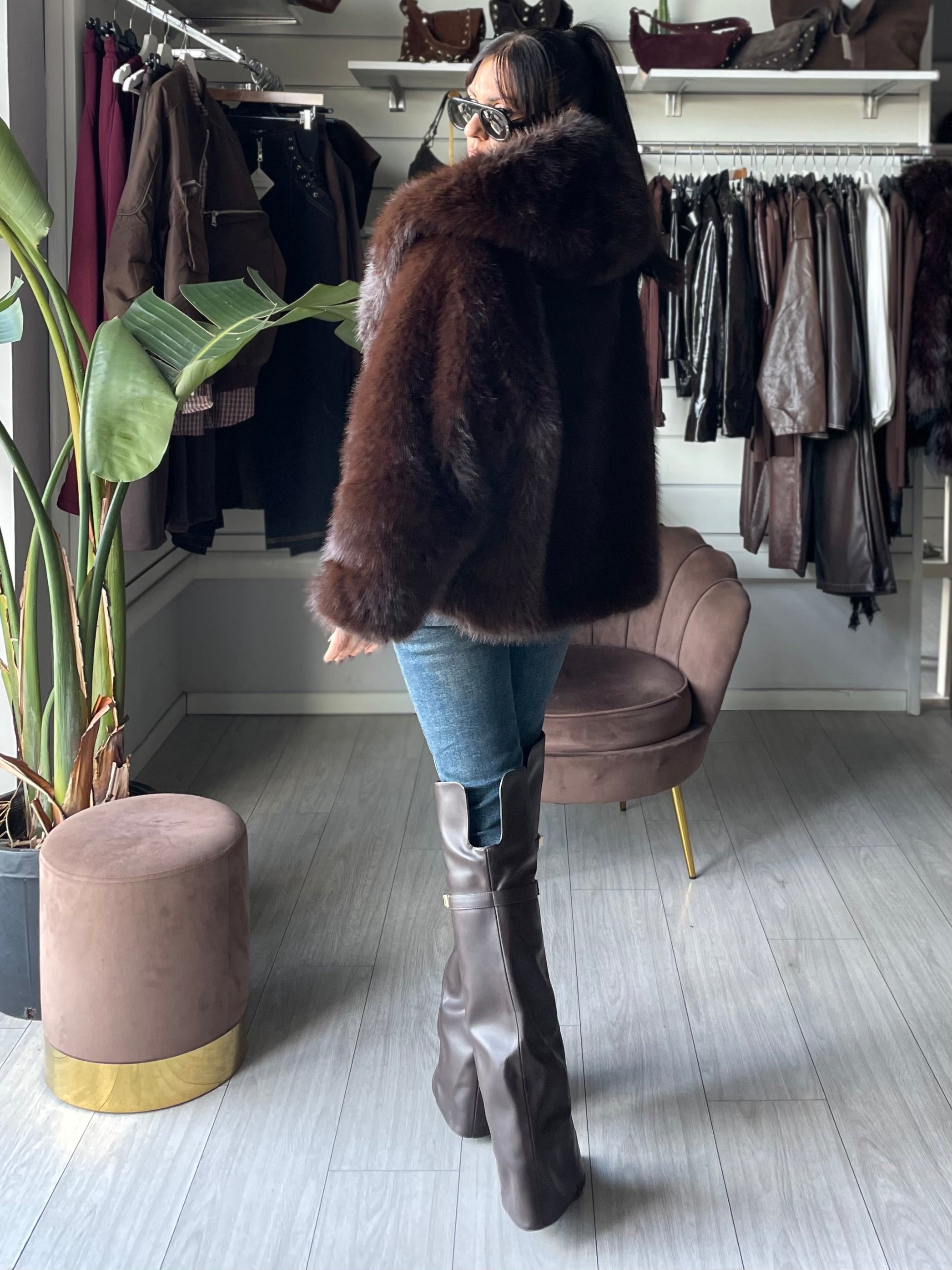 ECOFUR OVERSIZE  Choco