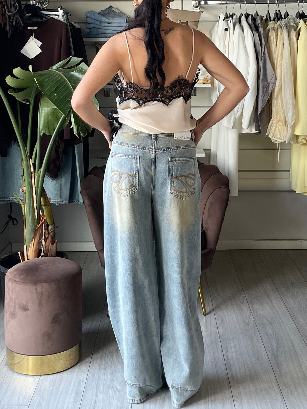 Jeans Wanted relaxed-fit in denim lavato