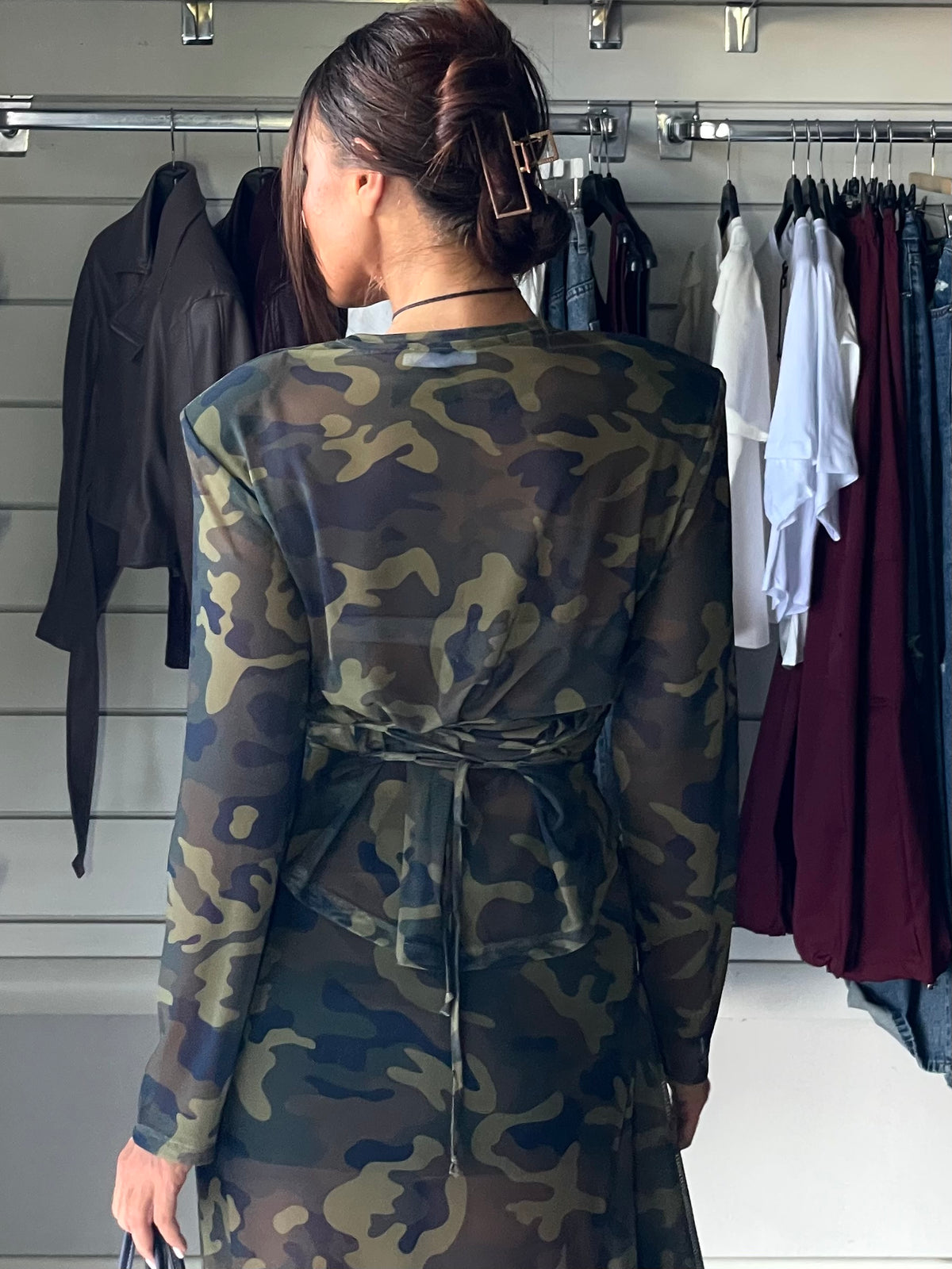 LUMINA Coordset military - MAGLIA