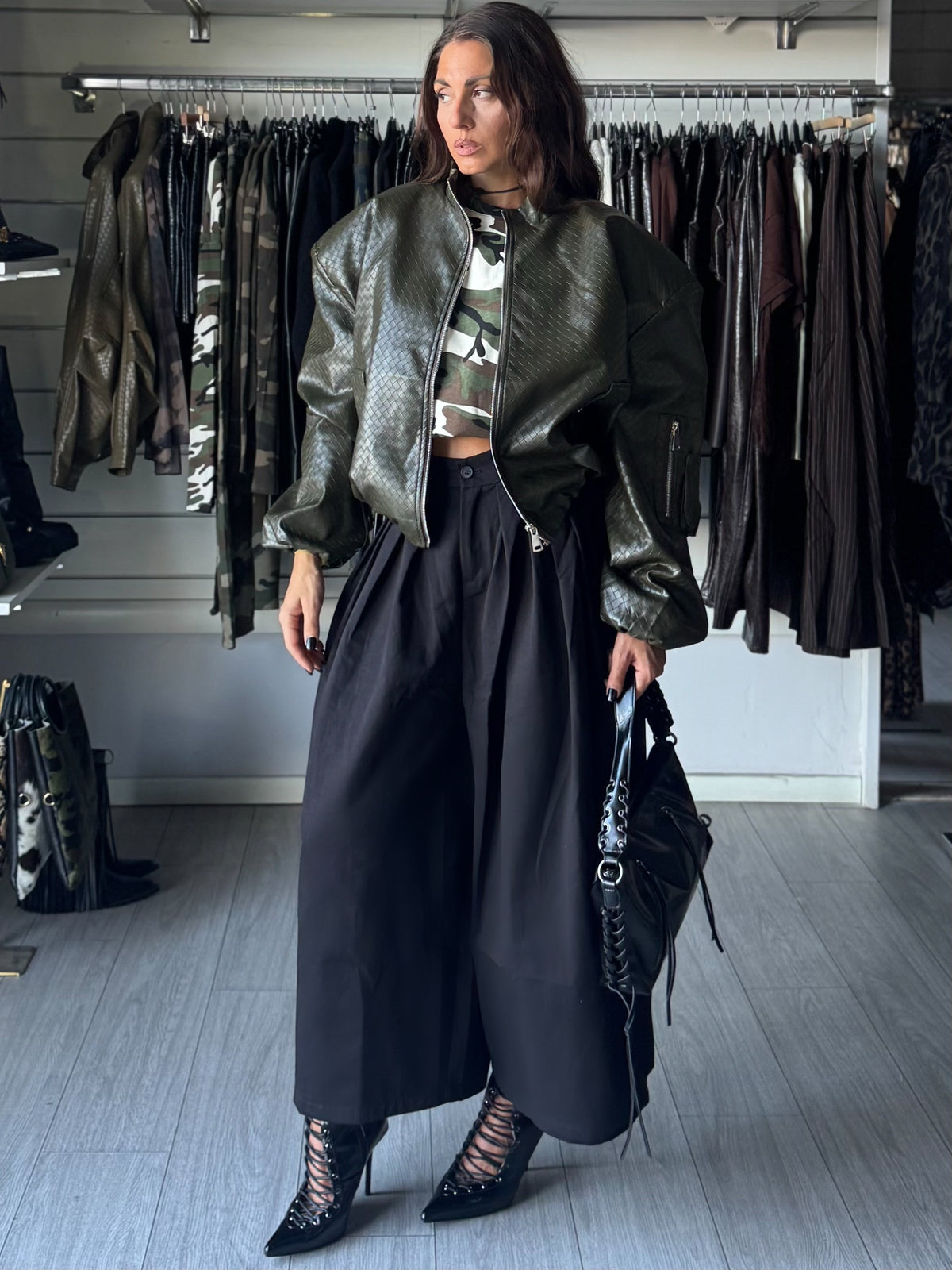 Pantalone Japan nero