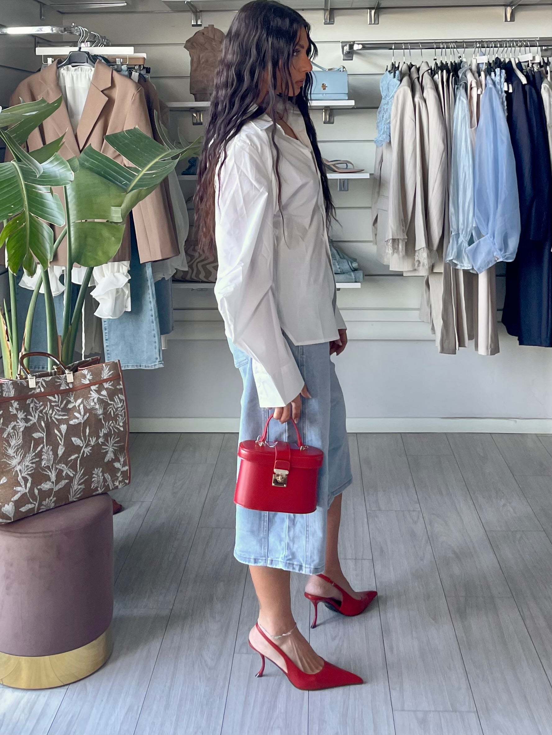Slingback Margot con tacco a virgola
