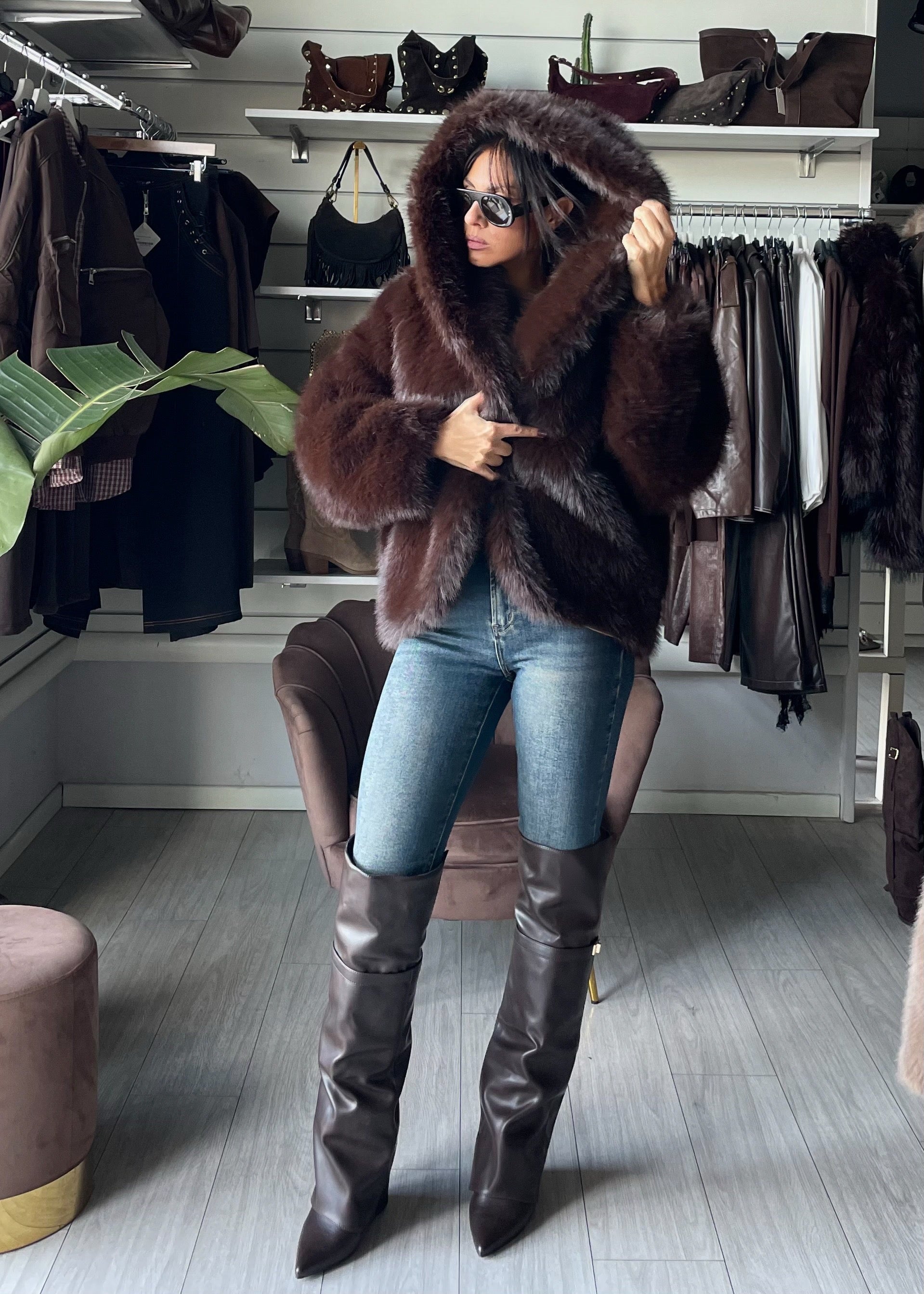 ECOFUR OVERSIZE  Choco