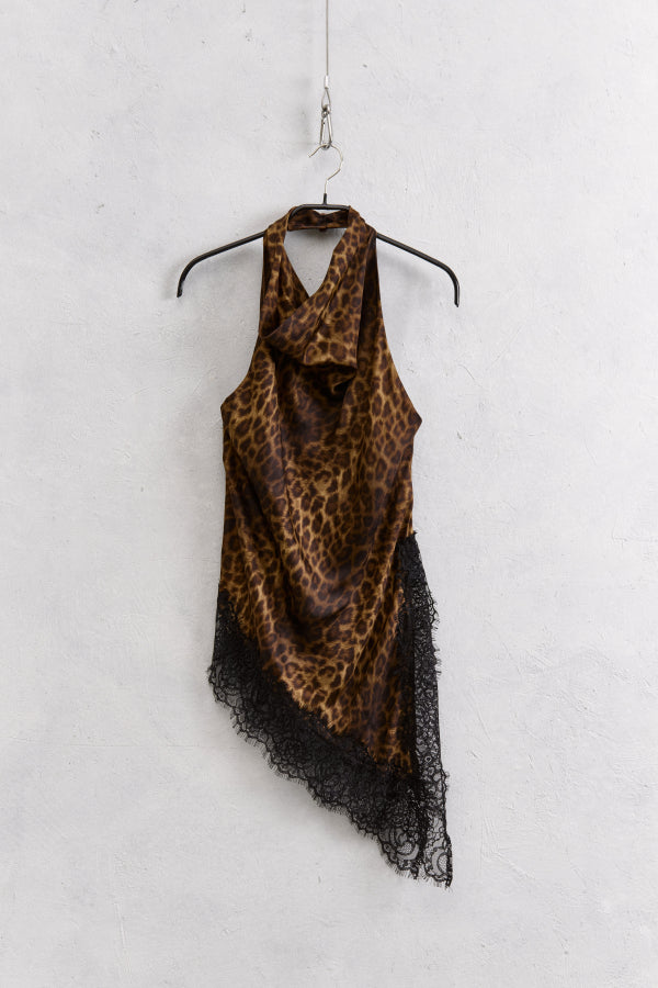 TOP HALTER ANIMALIER LUMINA
