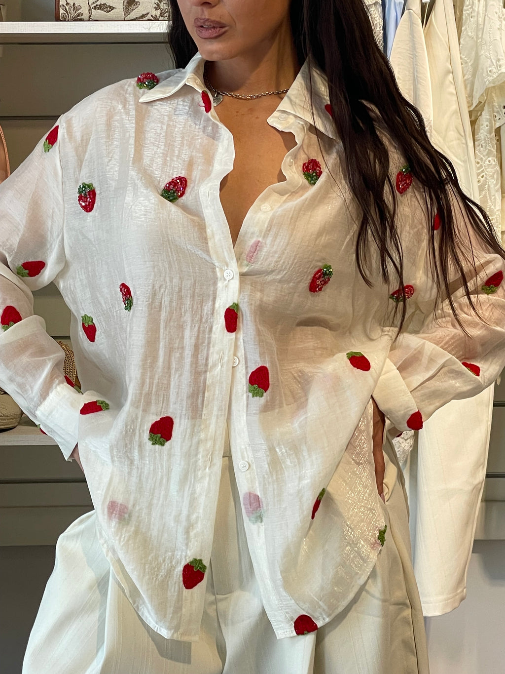 Camicia Fragolita burro