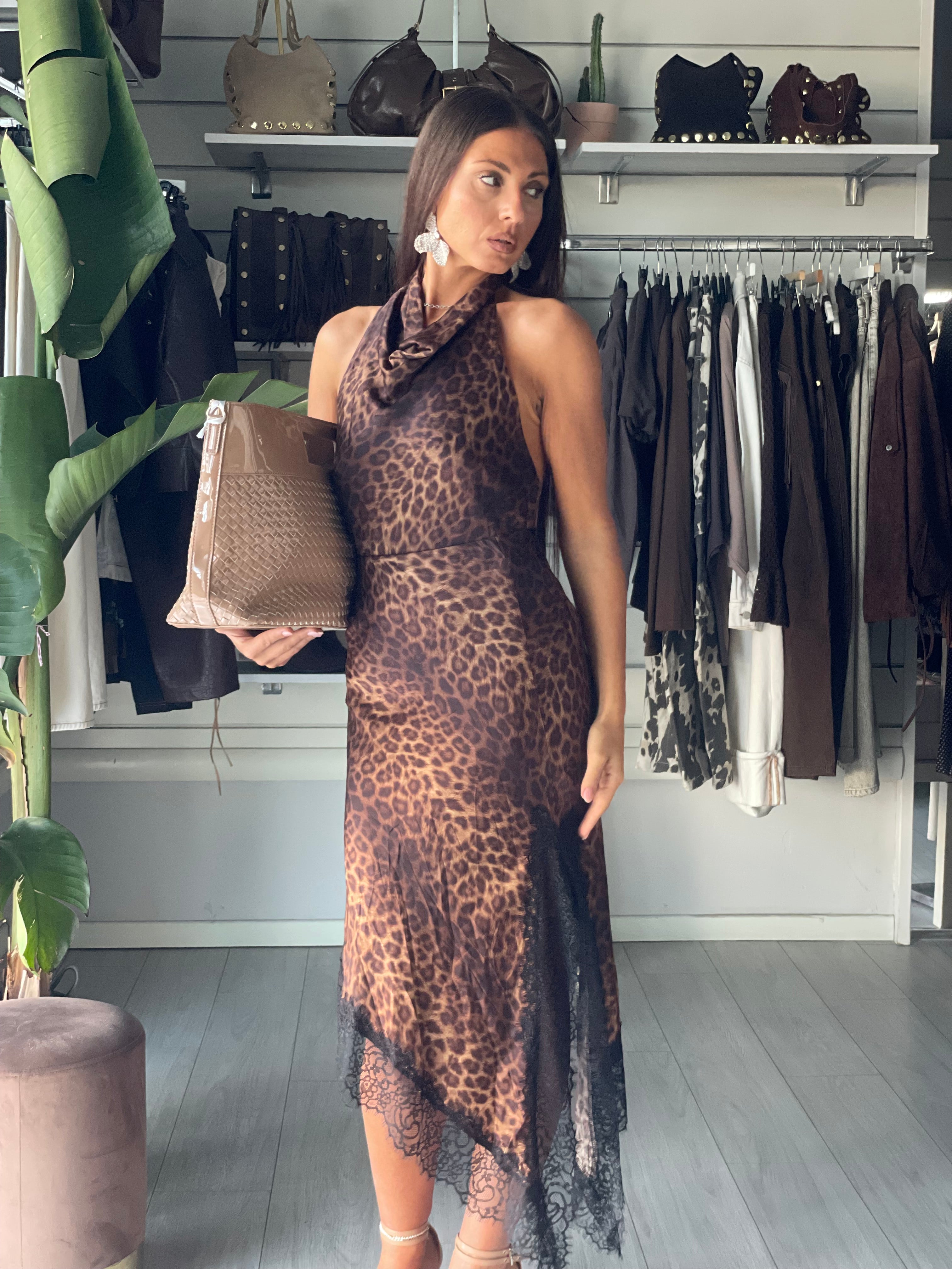 TOP HALTER ANIMALIER LUMINA