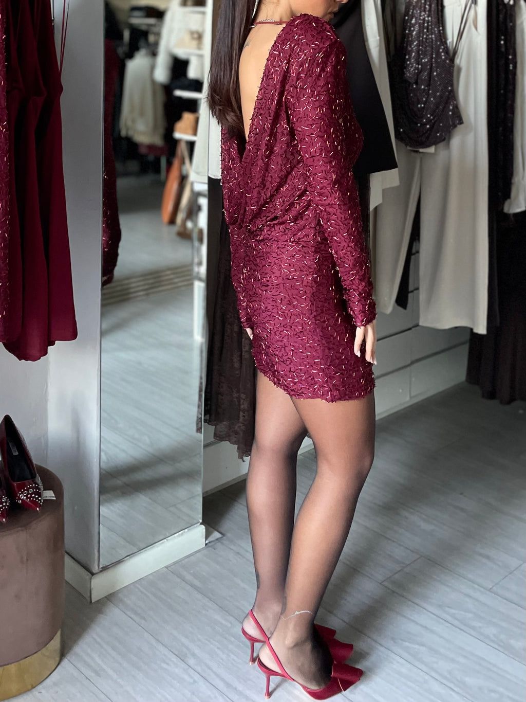 TUBINO CRYSTAL CON SPALLINE OPENBACK