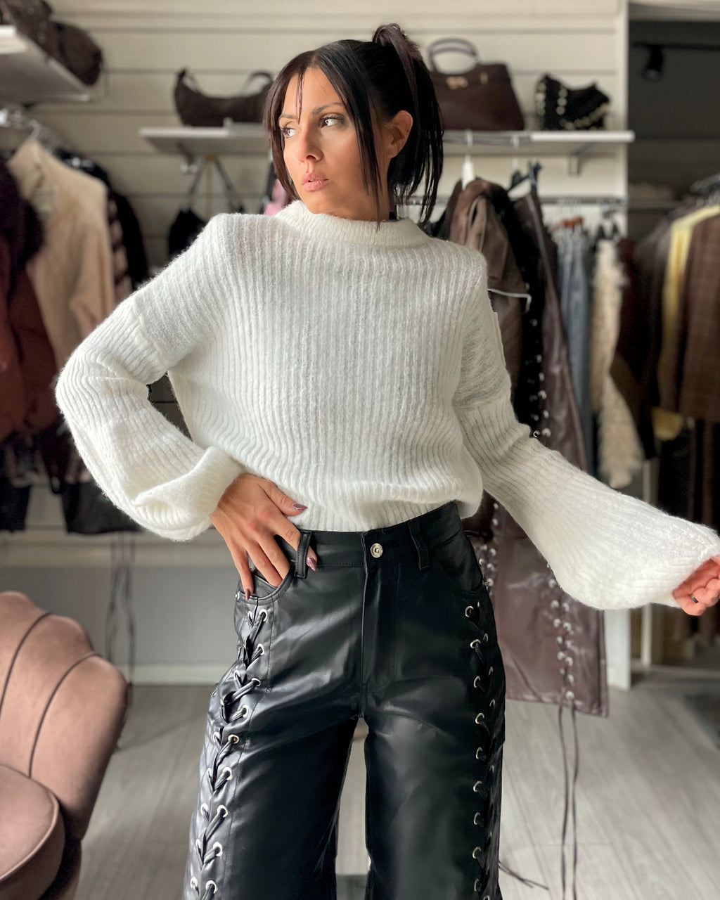 PULLOVER SAVEME MISTO LANA 4 colori