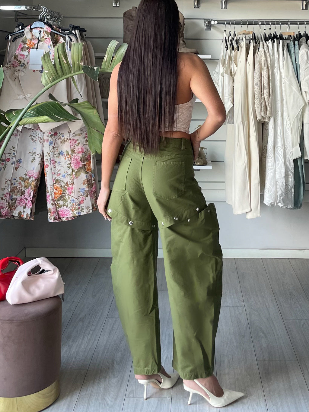 Pantalone Double Lumina oliva