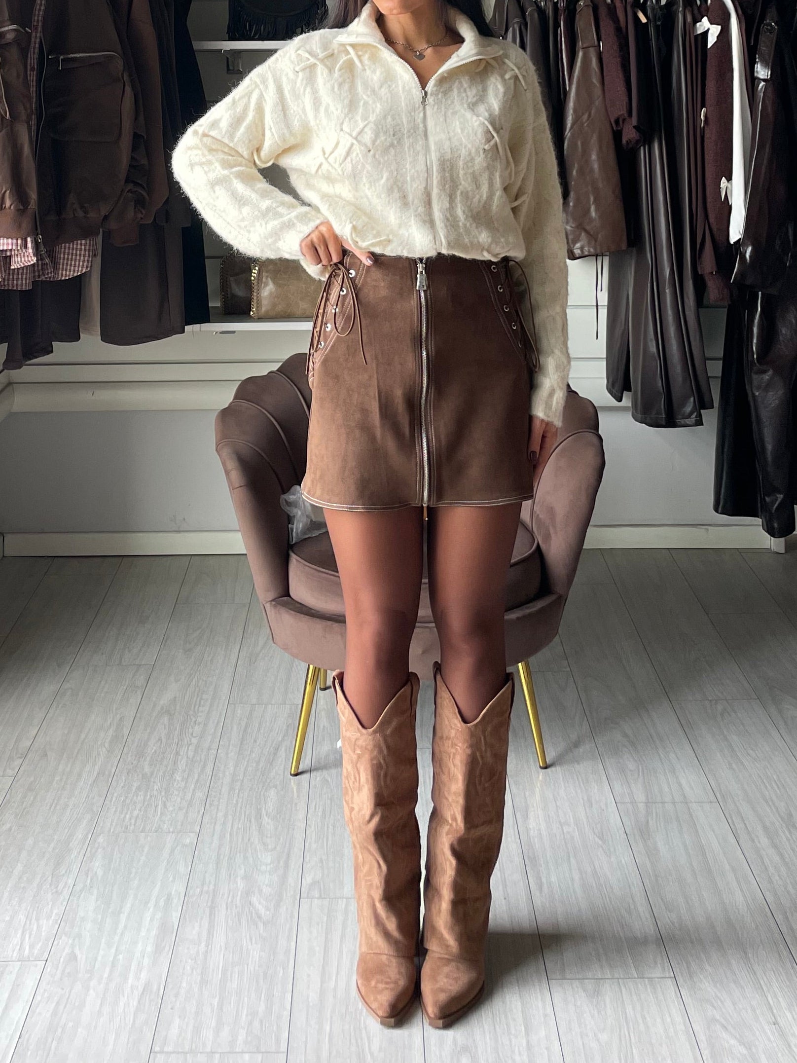 TEXANO CON RISVOLTO CAMEL