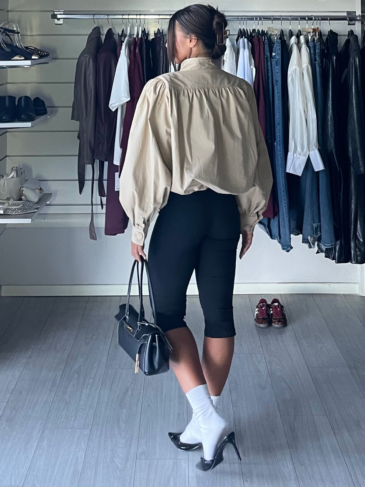Capri pants nero