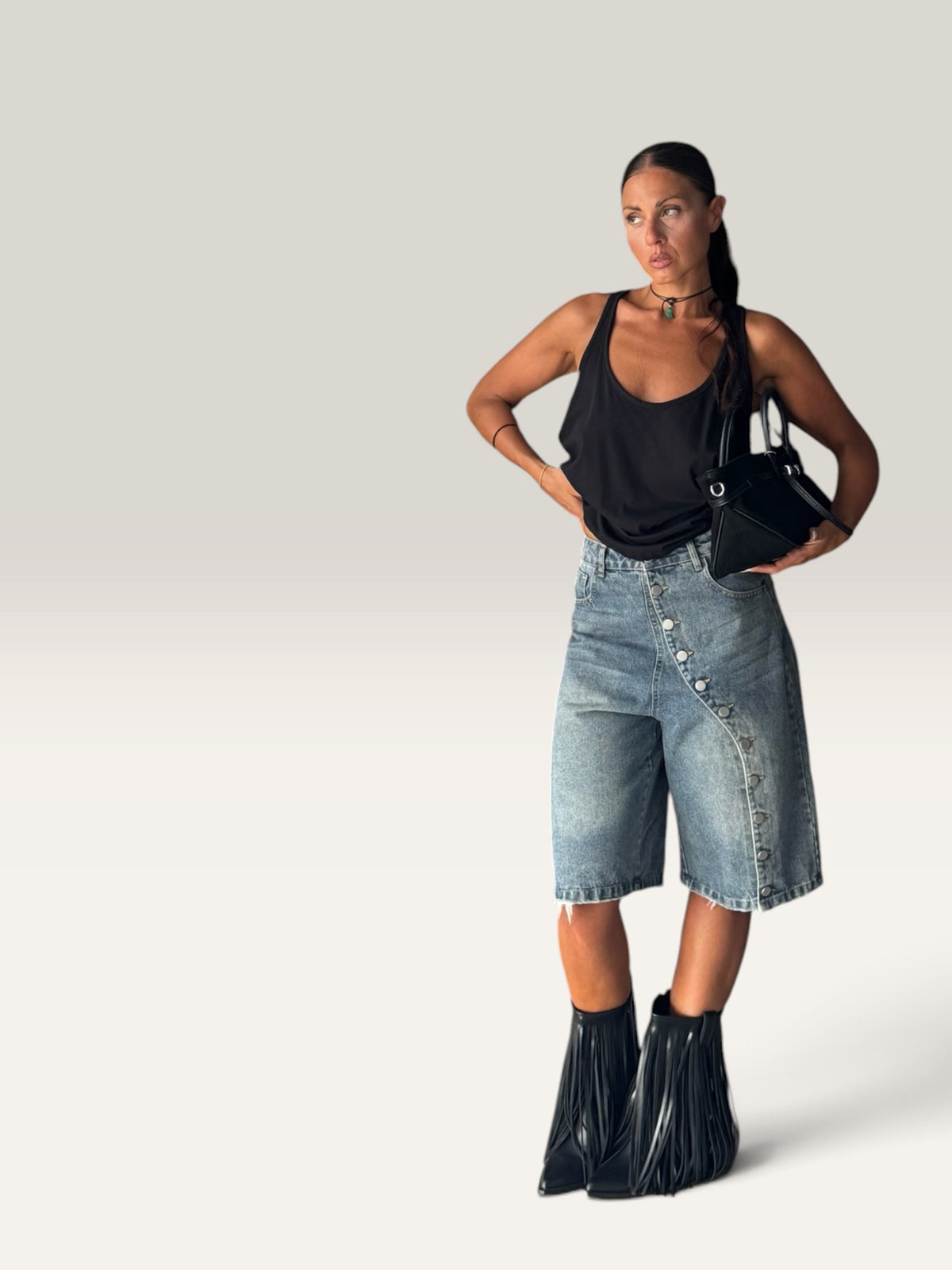 Bermuda Denim bottonup