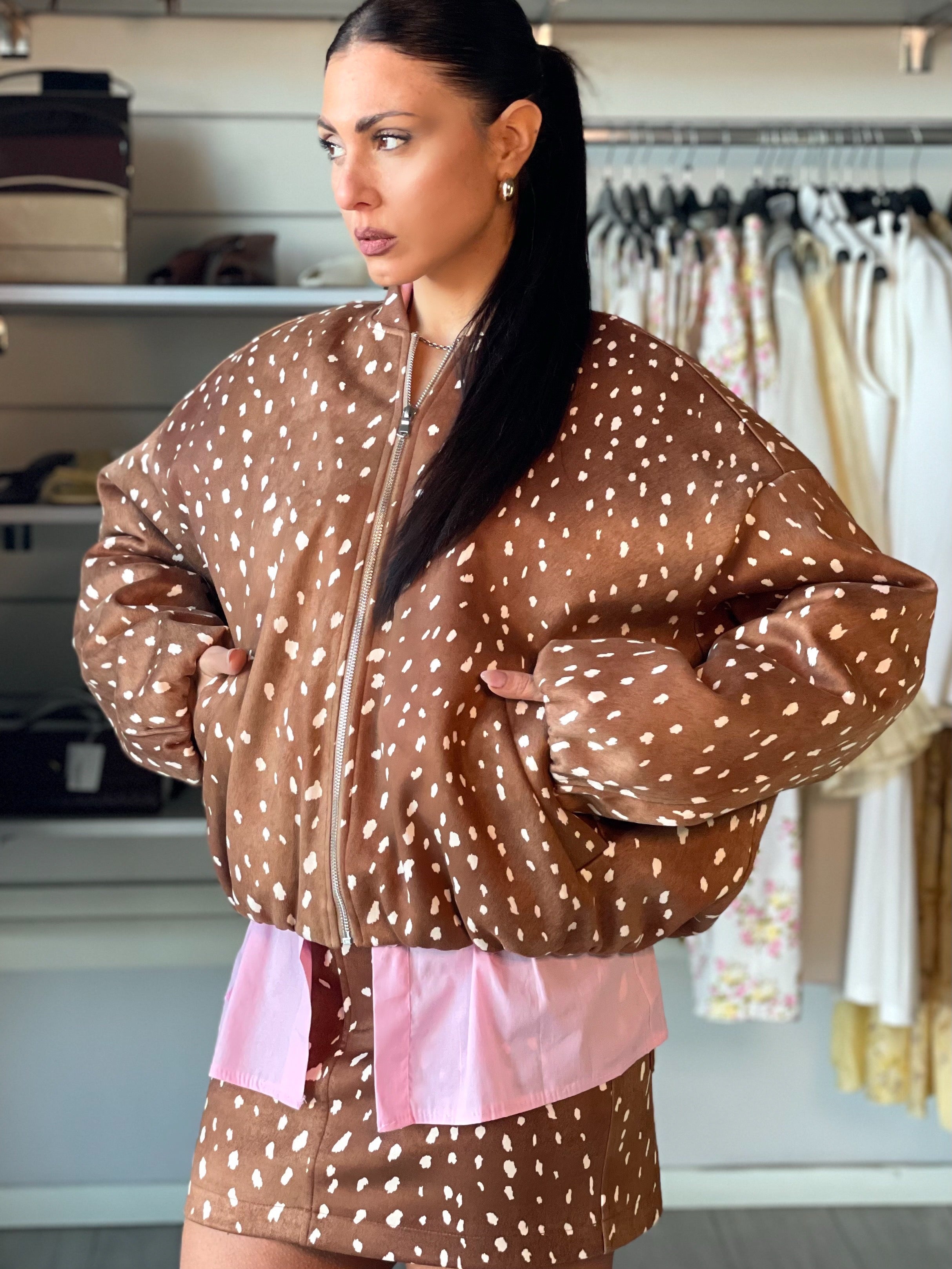 Bomber Bambi print   Lumina