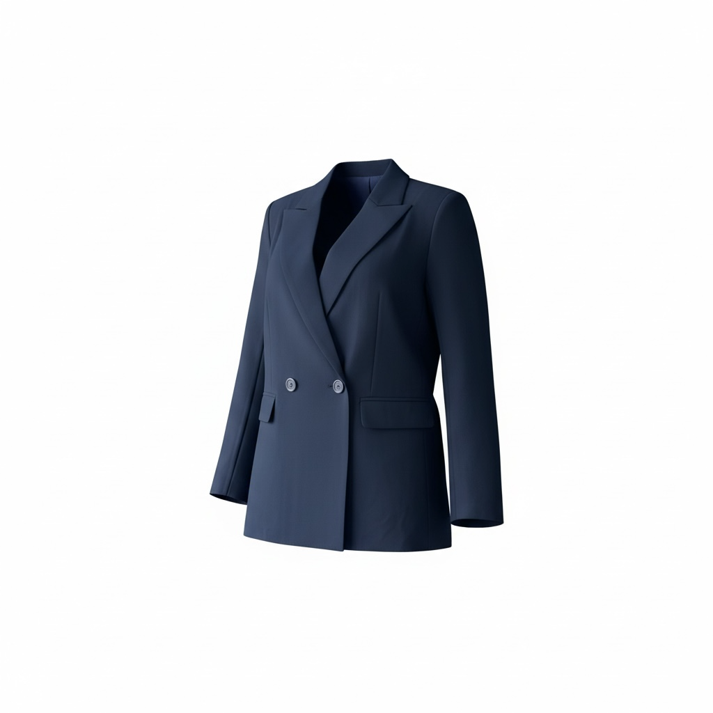 Blazer doppiopetto blu navy