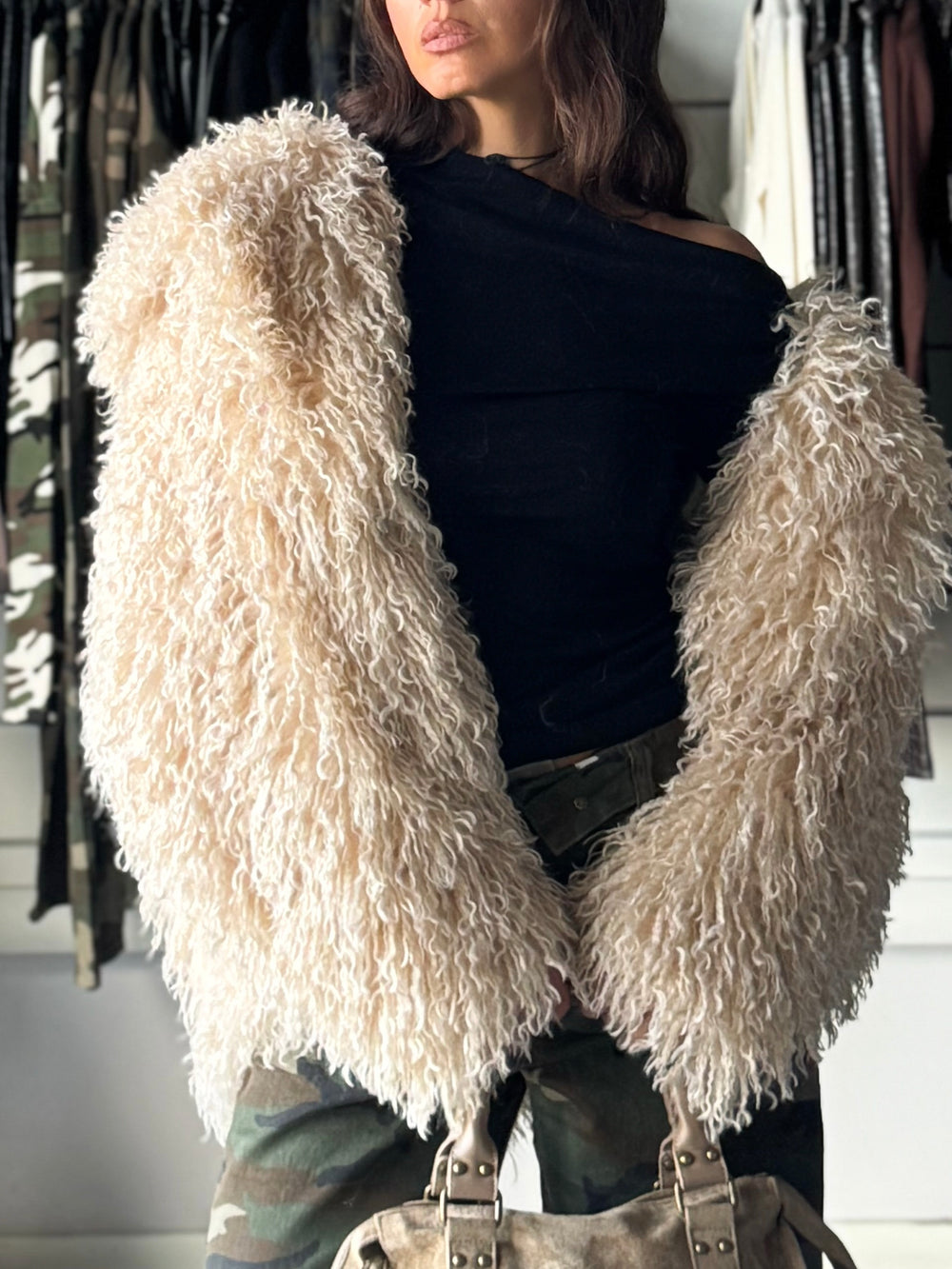 Shaggy Fur crema