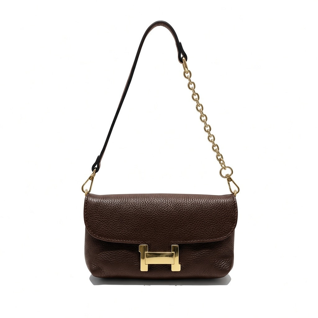 Mini Bag H in pelle