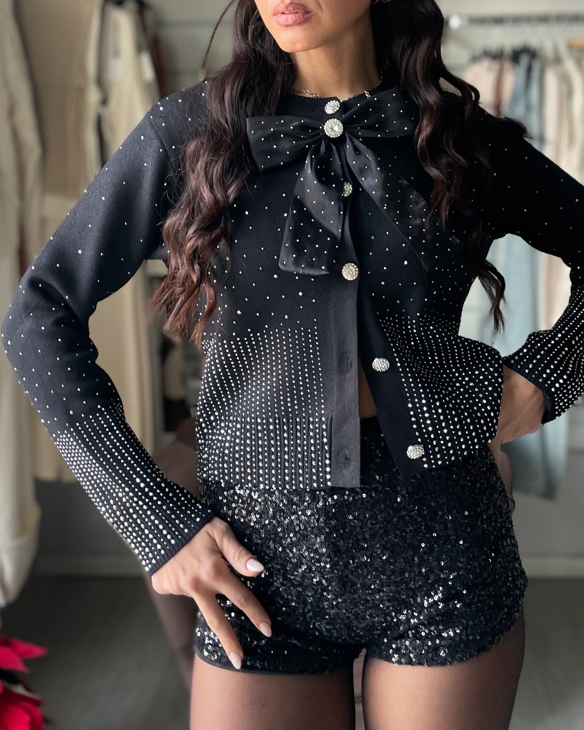 COULOTTE BLACK PAILLETTES