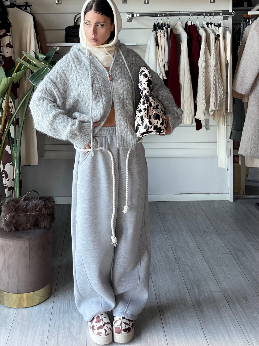 JOGGER BARREL GRIGIO