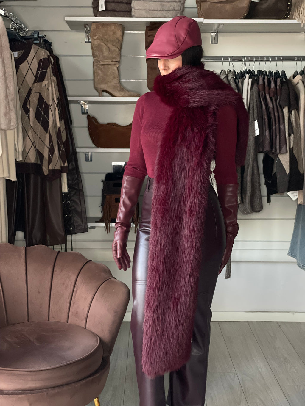 Sciarpa in ecopelliccia byLUMINA