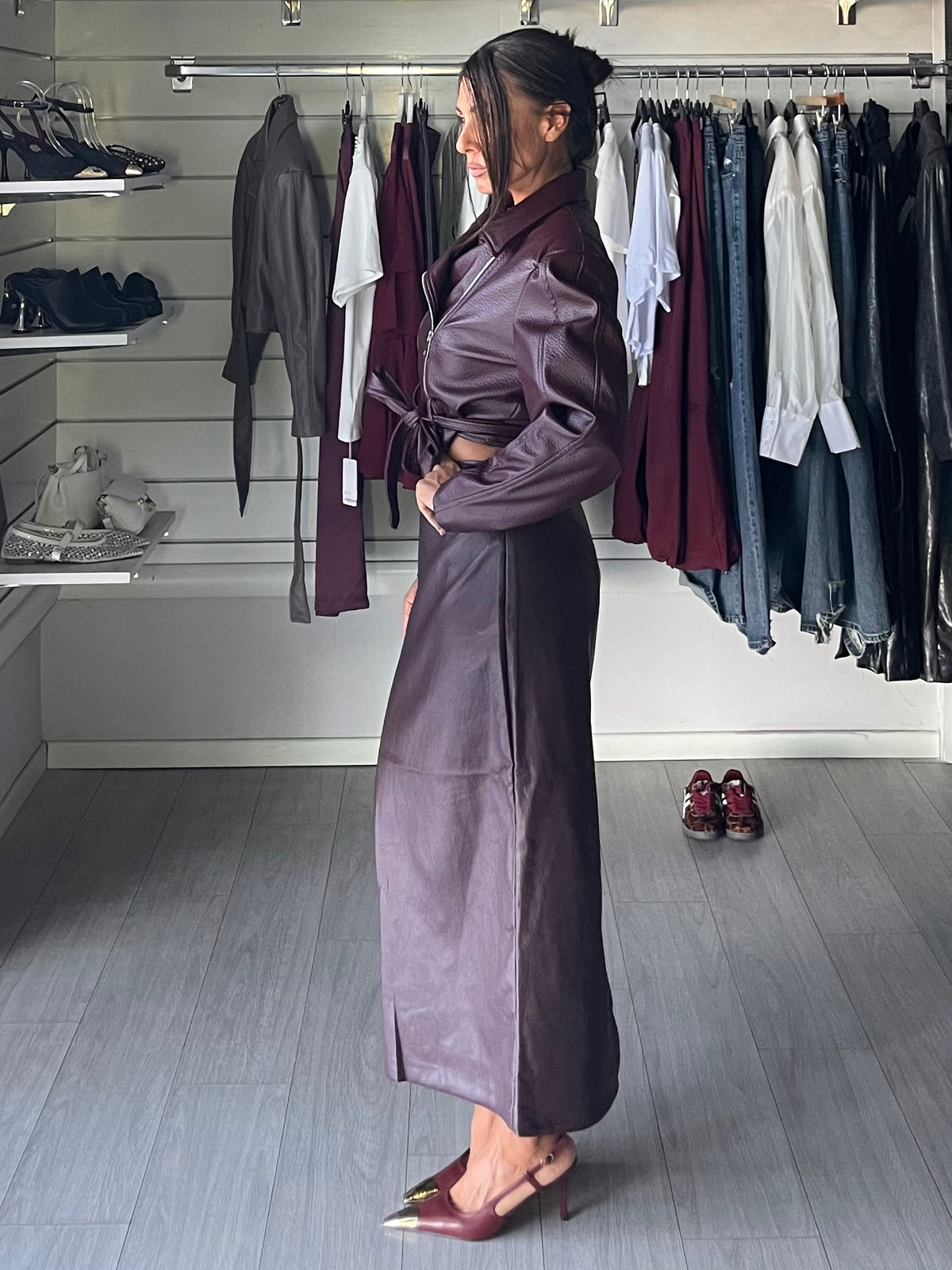Longuette Dama bordeaux