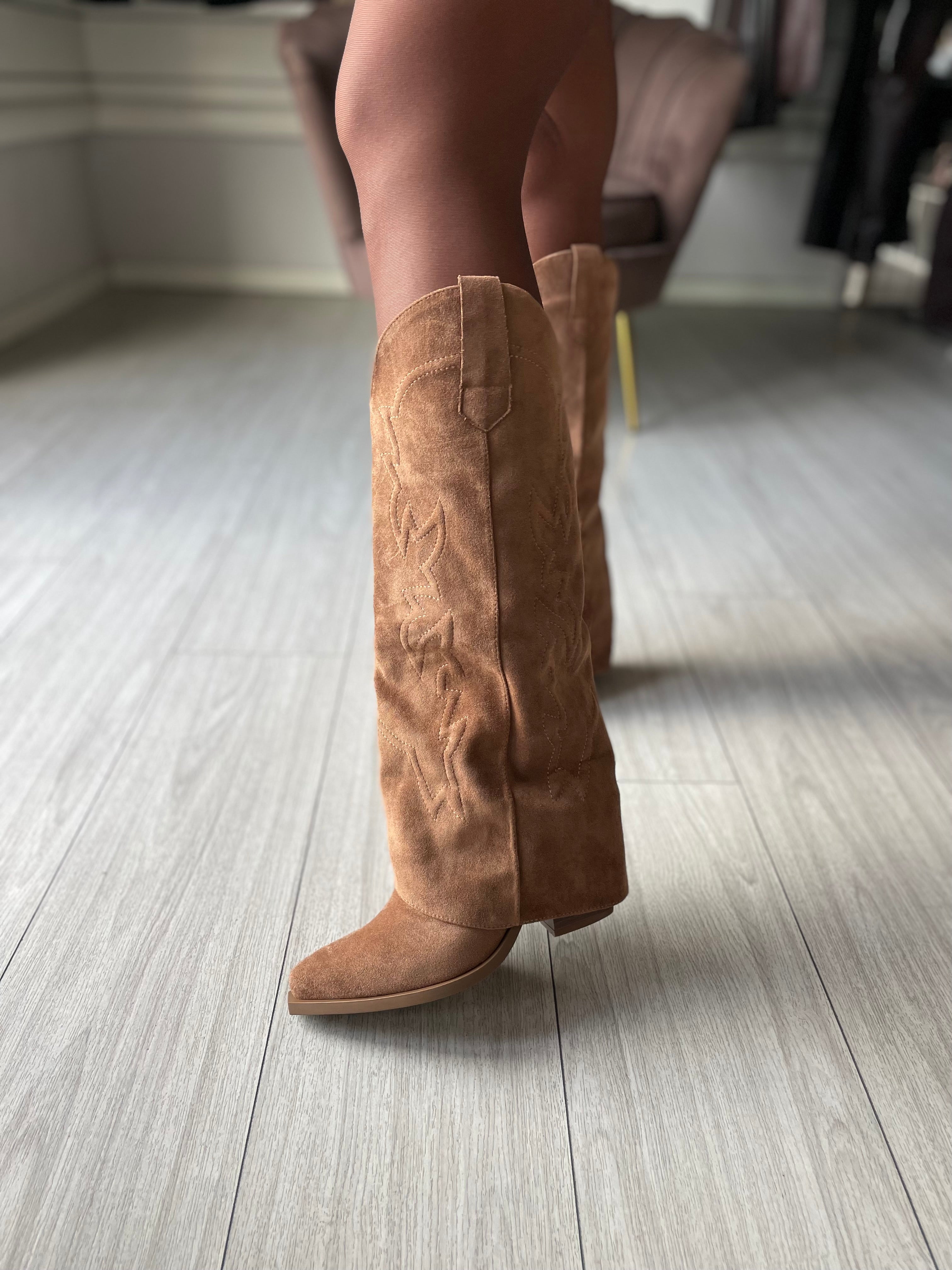 TEXANO CON RISVOLTO CAMEL