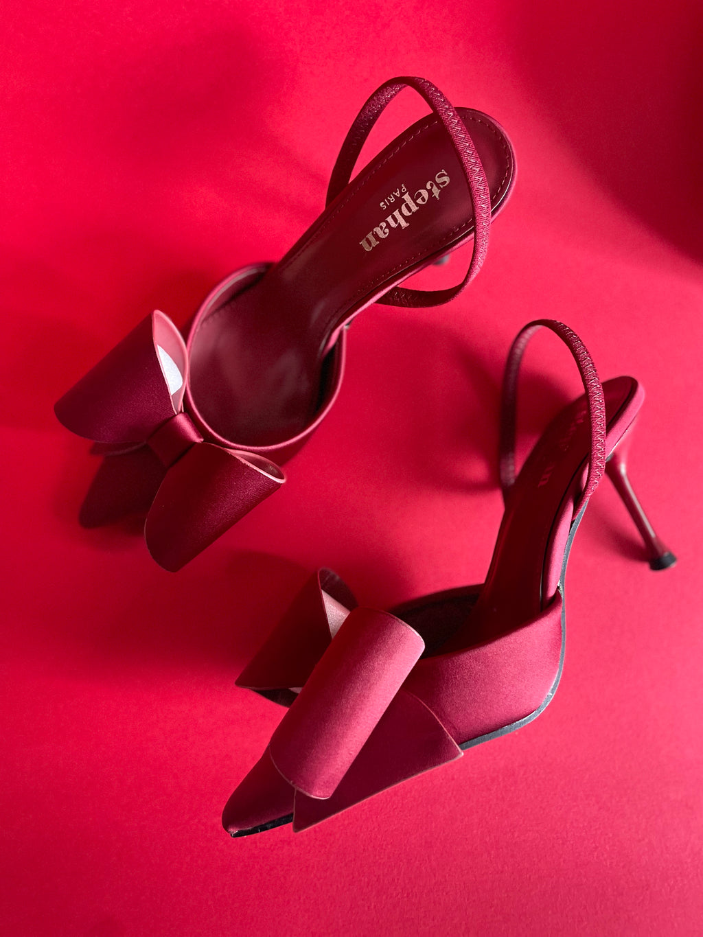 LE CADEAU Slingback in raso