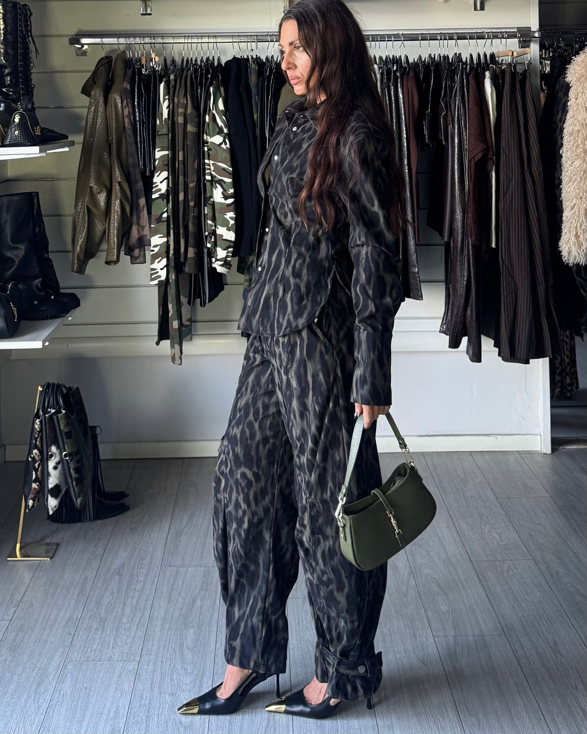 Lumina pantalone Leo verde