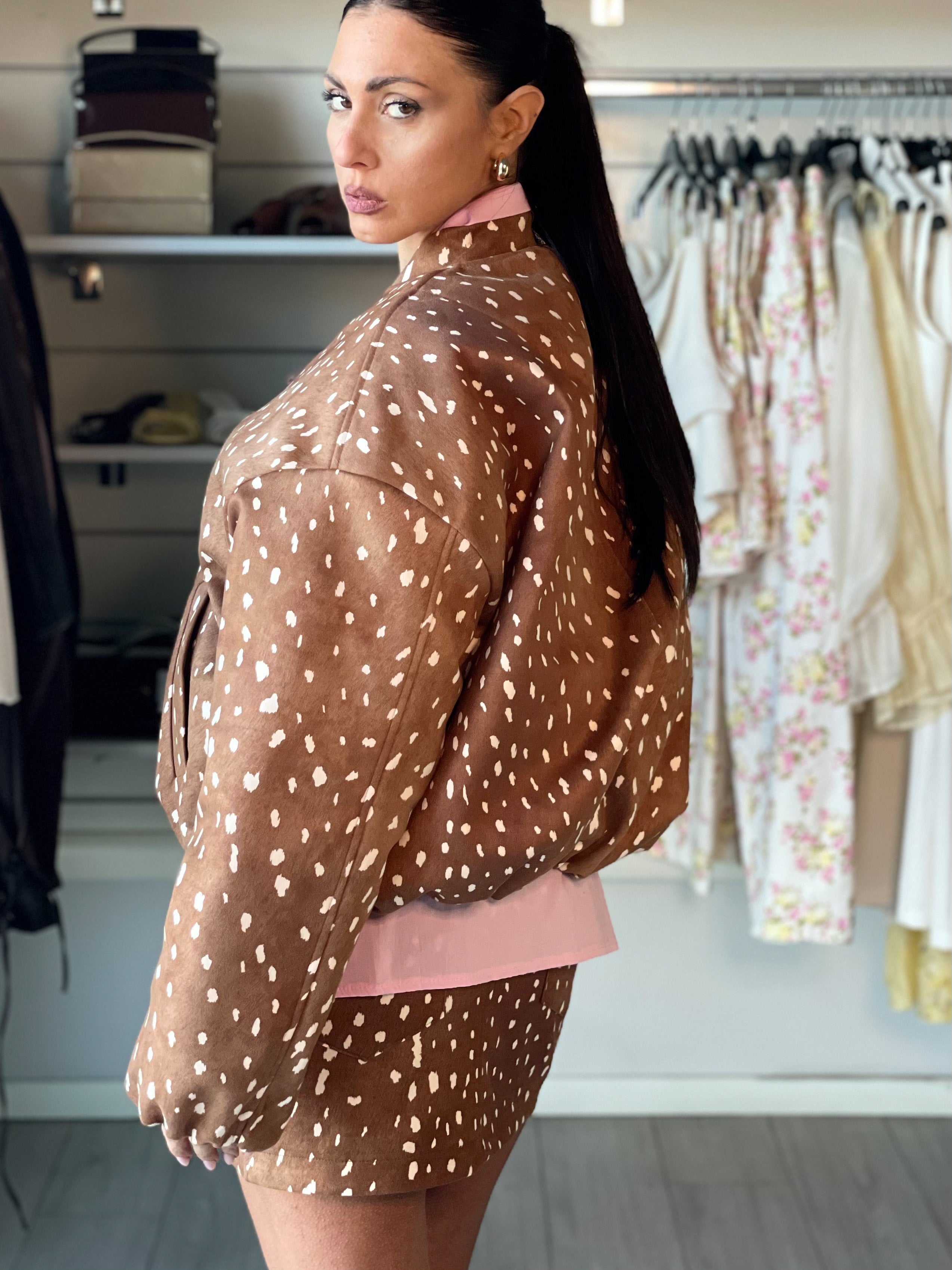 Bomber Bambi print   Lumina