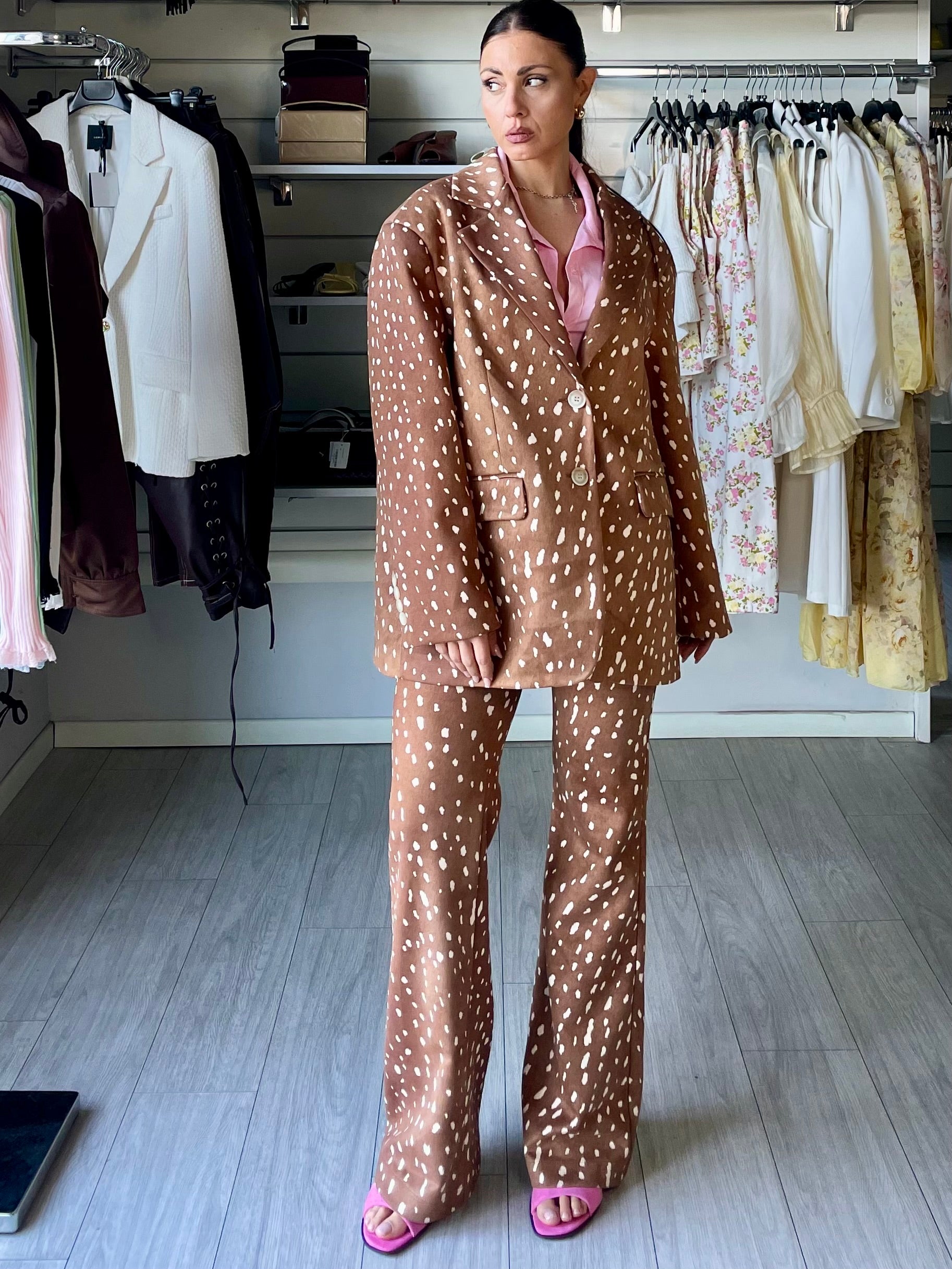 Blazer Bambi print Lumina