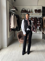 SET IN MAGLIA GILET&PANTALONE