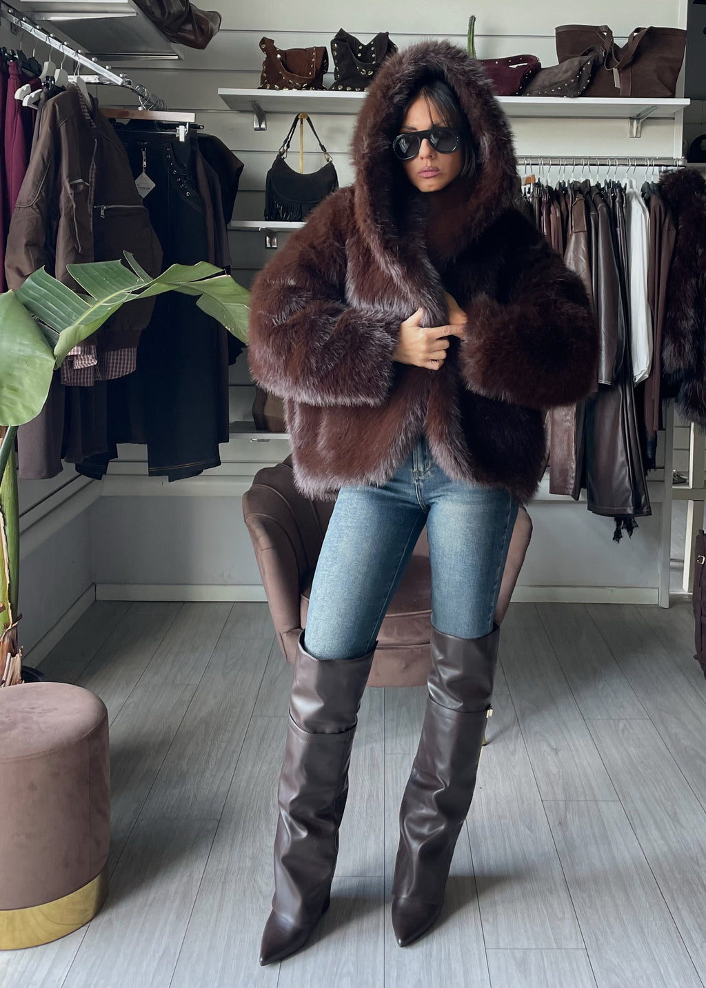 ECOFUR OVERSIZE  Choco